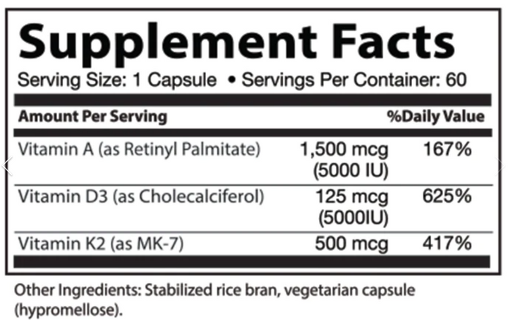 Vitamin A D K