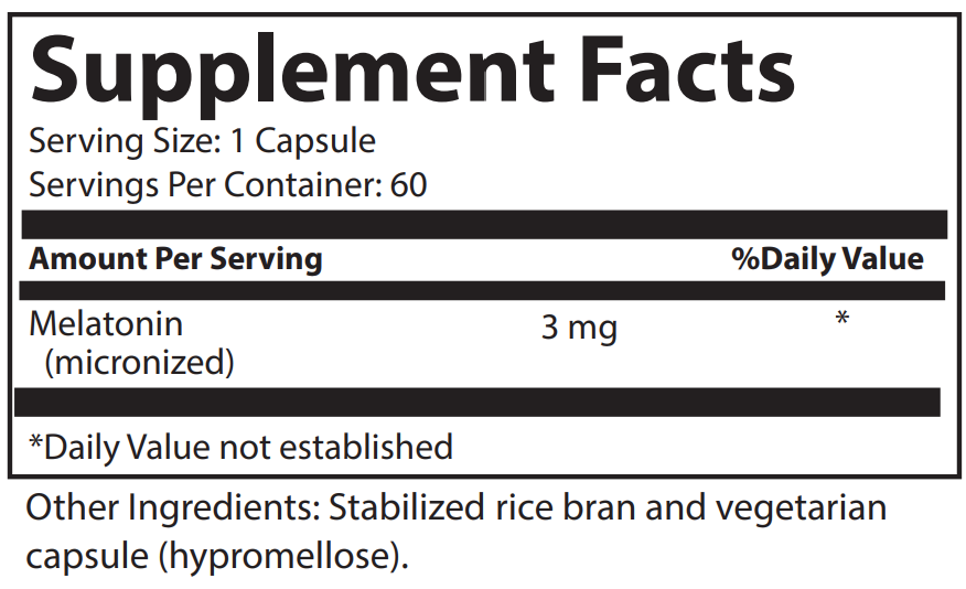 Melatonin (3 mg)